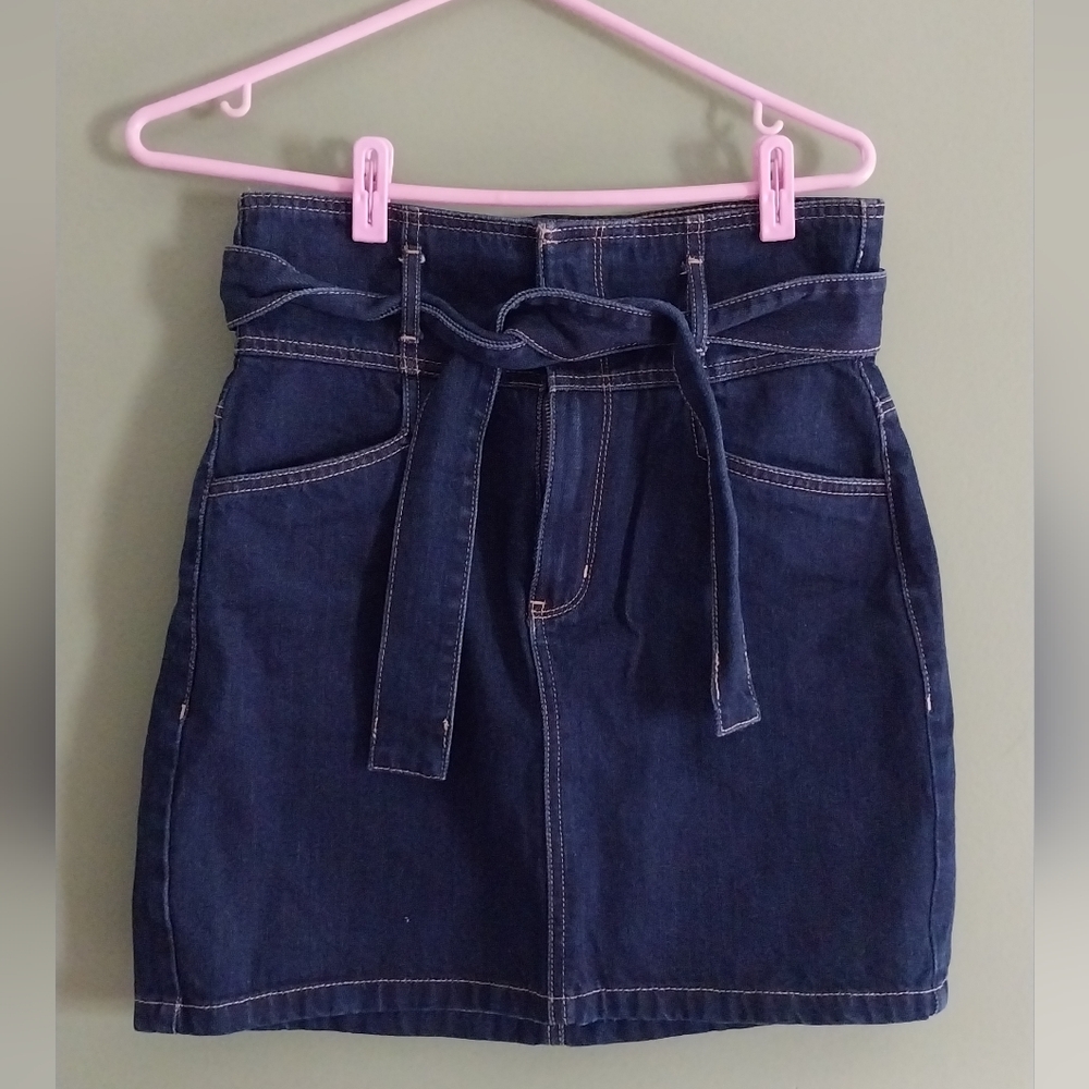 Dynamite Blue Mini Skirt Denim Style